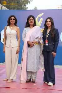 Bollywood stars Sanjay Dutt, Ruhi Singh, and Shilpa Shetty attend the opening of ASTCL