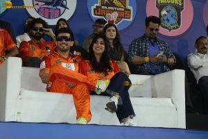 Bollywood stars Sanjay Dutt, Ruhi Singh, and Shilpa Shetty attend the opening of ASTCL