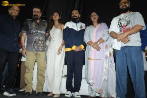 Bollywood stars Sanjay Dutt, Ruhi Singh, and Shilpa Shetty attend the opening of ASTCL