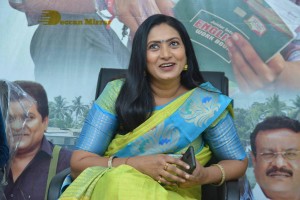Telugu Movie Allantha Doorana Press Meet attended by Actresses Aamani and Hrithika Srinivas