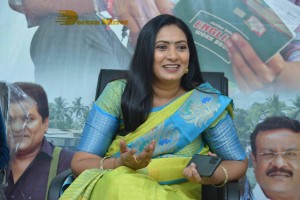 Telugu Movie Allantha Doorana Press Meet attended by Actresses Aamani and Hrithika Srinivas