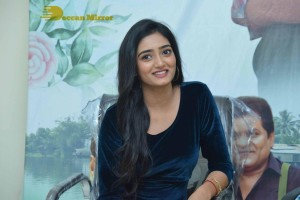 Telugu Movie Allantha Doorana Press Meet attended by Actresses Aamani and Hrithika Srinivas