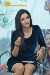 Telugu Movie Allantha Doorana Press Meet attended by Actresses Aamani and Hrithika Srinivas