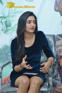 Telugu Movie Allantha Doorana Press Meet attended by Actresses Aamani and Hrithika Srinivas