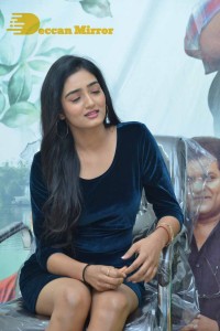 Telugu Movie Allantha Doorana Press Meet attended by Actresses Aamani and Hrithika Srinivas