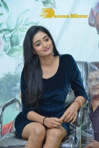 Telugu Movie Allantha Doorana Press Meet attended by Actresses Aamani and Hrithika Srinivas