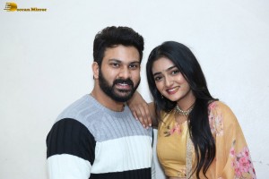 Allantha Doorana Press Meet attended by Vishwa Karthikeya and Hrithika Srinivas