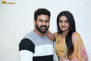 Allantha Doorana Press Meet attended by Vishwa Karthikeya and Hrithika Srinivas