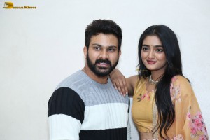Allantha Doorana Press Meet attended by Vishwa Karthikeya and Hrithika Srinivas