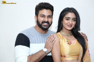 Allantha Doorana Press Meet attended by Vishwa Karthikeya and Hrithika Srinivas