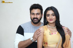 Allantha Doorana Press Meet attended by Vishwa Karthikeya and Hrithika Srinivas