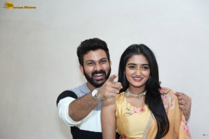 Allantha Doorana Press Meet attended by Vishwa Karthikeya and Hrithika Srinivas