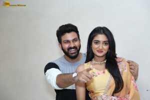 Allantha Doorana Press Meet attended by Vishwa Karthikeya and Hrithika Srinivas