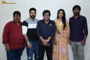 Allantha Doorana Press Meet attended by Vishwa Karthikeya and Hrithika Srinivas