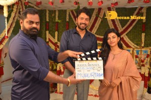 Hasya movies and Zee Studios new movie Muhurtam Shot with Allari Naresh and Anandhi