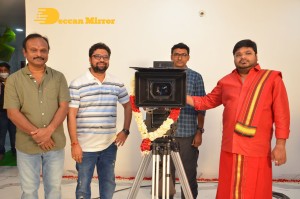 Hasya movies and Zee Studios new movie Muhurtam Shot with Allari Naresh and Anandhi