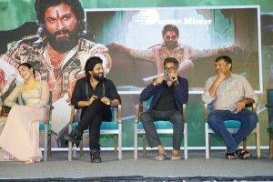 Allu Arjun and Rashmika Mandanna promote Pushpa in Hyderabad
