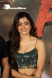 Allu Arjun and Rashmika in Mumbai promoting Pushpa