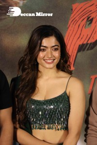 Allu Arjun and Rashmika in Mumbai promoting Pushpa