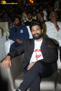Alluri movie pre-release event attended by Allu Arjun and Sri Simha Koduri and Kayadu Lohar