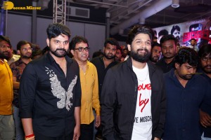 Alluri movie pre-release event attended by Allu Arjun and Sri Simha Koduri and Kayadu Lohar