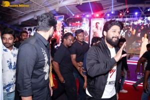 Alluri movie pre-release event attended by Allu Arjun and Sri Simha Koduri and Kayadu Lohar