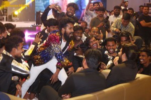 Alluri movie pre-release event attended by Allu Arjun and Sri Simha Koduri and Kayadu Lohar
