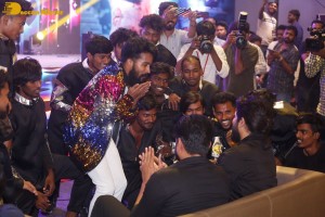 Alluri movie pre-release event attended by Allu Arjun and Sri Simha Koduri and Kayadu Lohar