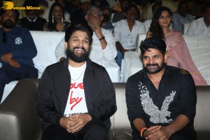Alluri movie pre-release event attended by Allu Arjun and Sri Simha Koduri and Kayadu Lohar