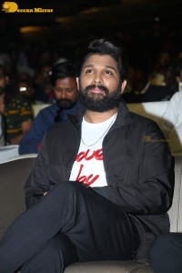 Alluri movie pre-release event attended by Allu Arjun and Sri Simha Koduri and Kayadu Lohar