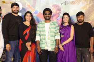 Ambajipeta Marriage Band Trailer Launch attended by Suhas, Shivani Nagaram, and Sharanya Pradeep