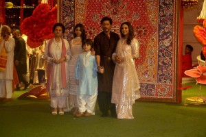 Ganpati Darshan at Ambani Residence attended by Shah Rukh, Salman, Alia Bhatt, Pooja Hegde, Hema Malini, Rekha, Madhuri Dixit, Janhvi, Shraddha Kapoor, and others