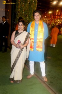 Ganpati Darshan at Ambani Residence attended by Shah Rukh, Salman, Alia Bhatt, Pooja Hegde, Hema Malini, Rekha, Madhuri Dixit, Janhvi, Shraddha Kapoor, and others