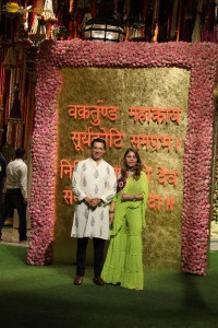 Ganapati Puja at Ambani Residence attended by Salman Khan, Aamir Khan, Pooja Hegde, Kareena Kapoor, Kajal Aggarwal, Sachin Tendulkar, Shraddha Kapoor, Ananya Panday, and others