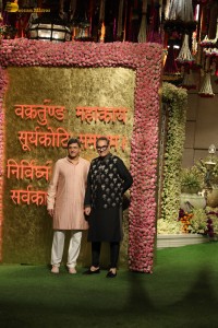 Ganapati Puja at Ambani Residence attended by Salman Khan, Aamir Khan, Pooja Hegde, Kareena Kapoor, Kajal Aggarwal, Sachin Tendulkar, Shraddha Kapoor, Ananya Panday, and others