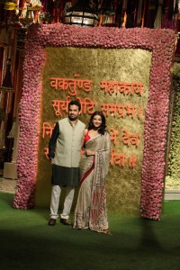Ganapati Puja at Ambani Residence attended by Salman Khan, Aamir Khan, Pooja Hegde, Kareena Kapoor, Kajal Aggarwal, Sachin Tendulkar, Shraddha Kapoor, Ananya Panday, and others