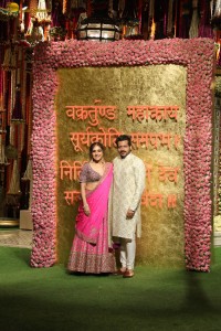 Ganapati Puja at Ambani Residence attended by Salman Khan, Aamir Khan, Pooja Hegde, Kareena Kapoor, Kajal Aggarwal, Sachin Tendulkar, Shraddha Kapoor, Ananya Panday, and others