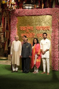 Ganapati Puja at Ambani Residence attended by Salman Khan, Aamir Khan, Pooja Hegde, Kareena Kapoor, Kajal Aggarwal, Sachin Tendulkar, Shraddha Kapoor, Ananya Panday, and others