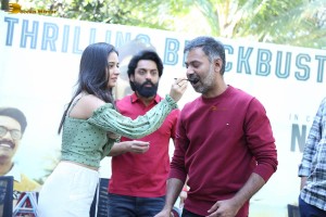 Amigos Successs Celebrations attended by Nandamuri Kalyan Ram and Ashika Ranganath