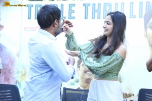 Amigos Successs Celebrations attended by Nandamuri Kalyan Ram and Ashika Ranganath