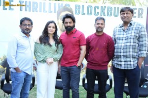 Amigos Successs Celebrations attended by Nandamuri Kalyan Ram and Ashika Ranganath