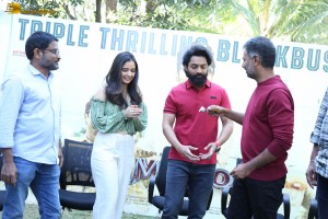 Amigos Successs Celebrations attended by Nandamuri Kalyan Ram and Ashika Ranganath