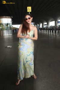 actress Amyra Dastur stylish in a noodle strap dress