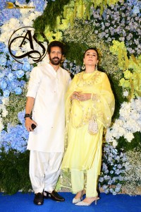 Anand Pandit’s daughter Aishwarya’s Wedding Reception attended by Shah Rukh Khan, Mouni Roy, Abhishek Bachchan, Shriya Saran, Taapsee Pannu, and others