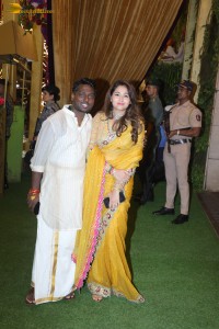 Anant Ambani and Radhika Merchant’s Shiva Shakti Puja attended by Manushi Chhillar, Janhvi Kapoor, Shanaya Kapoor, Sanjay Dutt, Uddhav Thackeray, and others