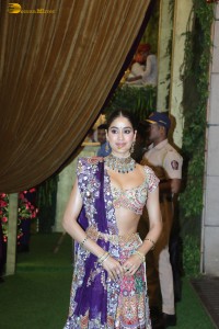 Anant Ambani and Radhika Merchant’s Shiva Shakti Puja attended by Manushi Chhillar, Janhvi Kapoor, Shanaya Kapoor, Sanjay Dutt, Uddhav Thackeray, and others