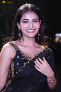 actress Ananya Nagalla dazzles in a black saree