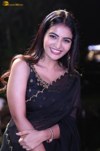 actress Ananya Nagalla dazzles in a black saree