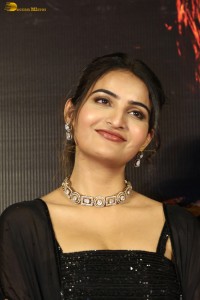 actress Ananya Nagalla dazzles in black dress at an event