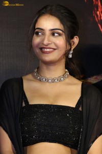 actress Ananya Nagalla dazzles in black dress at an event